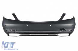 Maybach package suitable for Mercedes S-Class W222 2013-2020 with LED headlights and LED taillights-image-6236004