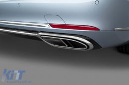 Maybach package suitable for Mercedes S-Class W222 2013-2020 with LED headlights and LED taillights-image-6236041