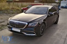 Maybach-Paket geeignet für Mercedes S-Klasse W222 2013-2020 mit LED-Scheinwerfern LHD-image-6141857