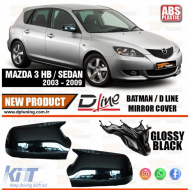 image-21-Mazda 3 Batman tükörborítás zongoralakk fekete / 2003-2009