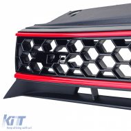 Méhsejt mintás hűtőrács embléma nélkül sport look VW Golf 6 és GTI 08-13 modellekhez-image-6193121