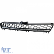 Méhsejt mintás hűtőrács embléma nélkül, króm díszléccel VW Golf 7 12-17, GTD-hez is-image-6194728