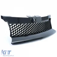 Méhsejt mintás hűtőrács embléma nélkül fekete VW Golf 4 sedan kombi kabrió 97-06-image-6200648