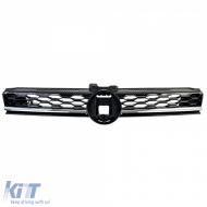 Méhsejt mintás hűtőrács fényes fekete króm díszítéssel VW Golf 7 Facelift 17-20-image-6278038
