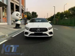 Mercedes A-osztály W177 Hatchback / V177 Sedan (04.2018-) középső rács GT-R Panamericana Design fekete / króm-image-6039280