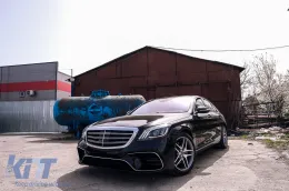 Mercedes Benz S-osztály W222 Facelift (2013-Up) S63 AMG Design Body Kit-image-6092633