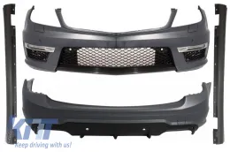image-72-Подходящ за MERCEDES C-class W204 Facelift C63 Дизайн Body Kit T-Modell S204 Комби Estate