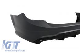 Подходящ за MERCEDES C-Class W204 Facelift Body Kit T-Modell S204 Комби Estate с Предна Решетка Спорт Черен Glossy & Хром-image-6024866