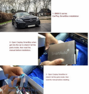 Mercedes C-class W205 GLC X253 S-class W222 C217 Benz Car Play Android Auto suitable for SMART Box NTG5.0-image-6037808