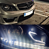 Фарове подходящи за MERCEDES Benz C-Class W204 (2007-2010) Facelift LED Ксенон Look-image-6019231