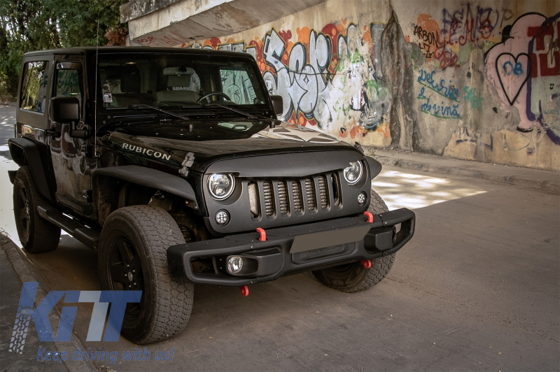 Metal Body Kit suitable for Jeep Wrangler Rubicon JK (2007-2017) 10th  Anniversary Hard Rock Style 