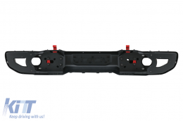Metal Front Bumper suitable for Jeep Wrangler JL (2018-Up) 10th Anniversary Hard Rock Style-image-6085239