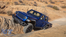 Metal Front Bumper suitable for Jeep Wrangler JL (2018-Up) 10th Anniversary Hard Rock Style-image-6085471