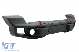 Metal Front Bumper suitable for JEEP Wrangler Rubicon JK (2007-2017) 10th Anniversary Hard Rock Style-image-6085225