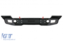 Metal Front Bumper suitable for JEEP Wrangler Rubicon JK (2007-2017) 10th Anniversary Hard Rock Style-image-6085227