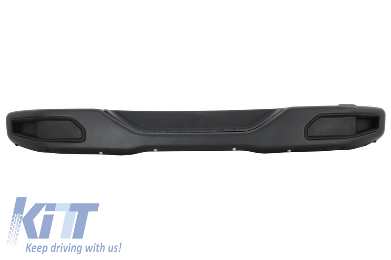 Metal Rear Bumper suitable for Jeep Wrangler Rubicon JK (2007-2017) 10th  Anniversary Hard Rock Style 