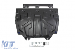 Metal underbody shield suitable for Mazda 3 after 2013, 6 2013-2015, 6 after 2015, CX-5 2011-2017, CX-5 after 2017, CX-9 after 2017 - ABMZEB6006702