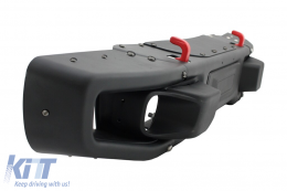 Metallikós Emprós Profulaktíras me kentrikí Emprós Grília katállhlo gia JEEP Wrangler / Rubicon JK (2007-2017) 10th Anniversary Hard Rock Stul-image-6048093