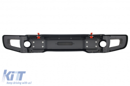 Metallikós Emprós Profulaktíras me kentrikí Emprós Grília katállhlo gia JEEP Wrangler / Rubicon JK (2007-2017) 10th Anniversary Hard Rock Stul-image-6048095