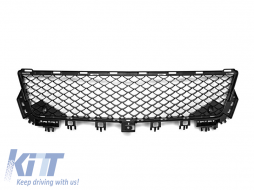image-22-Middle grille suitable for front A Design bumper type C63 for Mercedes C-Class W204 2011-2014