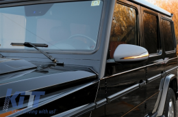 Miroir Assemblée pour MERCEDES G-Classe W463 89-17 Facelift 18 lumières Dynamic-image-6068507