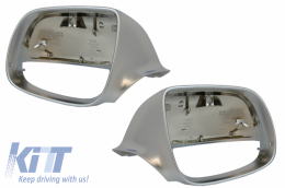 Mirror Caps Covers Extinction Aluminium suitable for AUDI Q5 / SQ5 8R (11/2008-2016) Q7 / SQ7 4L facelift (06/2009-08/2015)-image-6060555