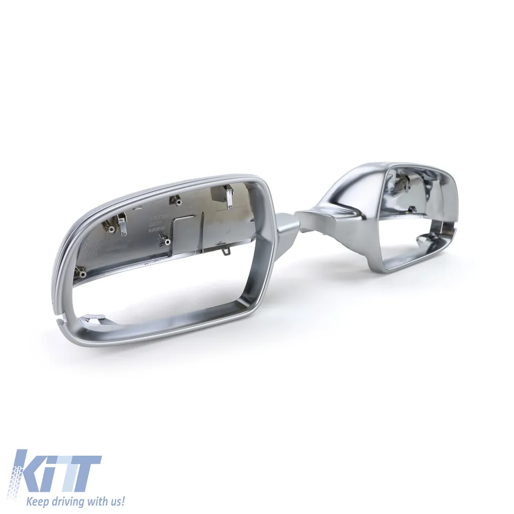 Mirror caps for replacement silver matte for AUDI A3 8P A4 8K B8 A5 8T 09-
