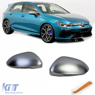 image-30-Mirror caps silver matt for replacement for VW Golf 8 + ID.3 without lane assist