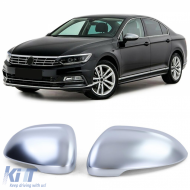 Mirror caps silver matte for replacement for VW Passat Sedan Variant B8 3G from 14 - ODMCV6013768