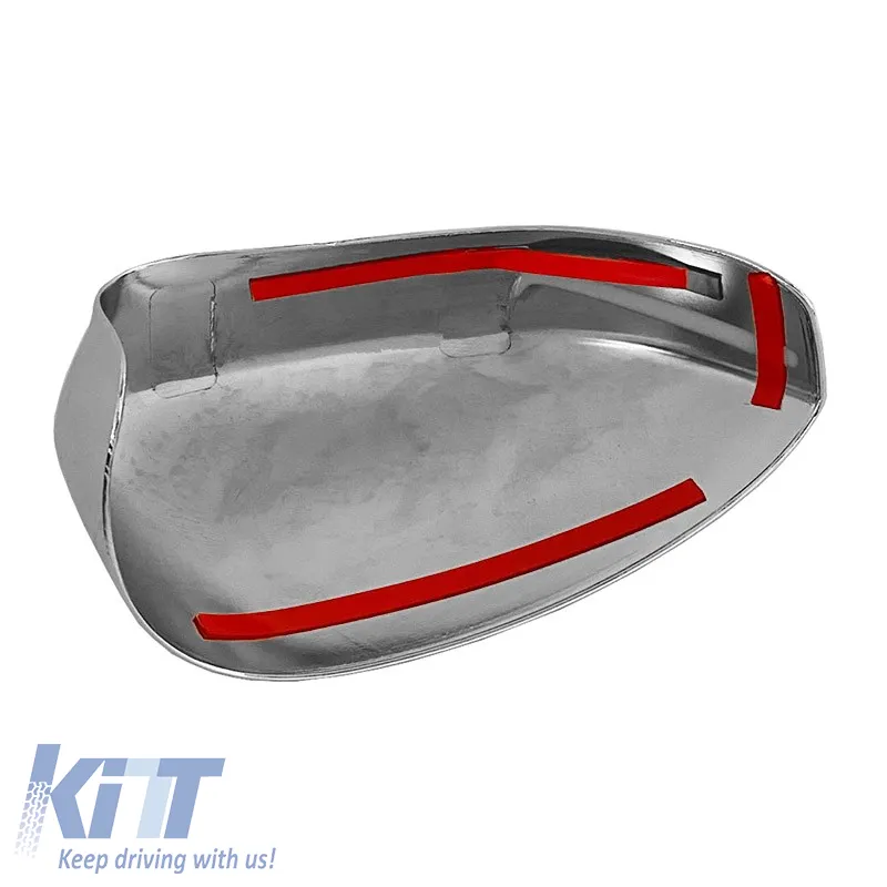 Mirror Covers Chrome suitable for Fiat Grande Punto 2005-2012 2 Pieces