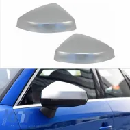 Mirror Covers suitable for Audi A3 8V 12-20 RS3 Look Brushed Aluminum 2 Pieces-image-6301201