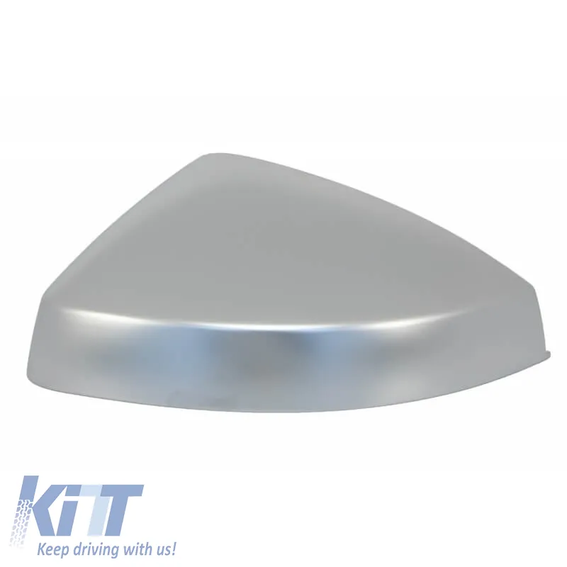 Mirror Covers suitable for Audi A3 8V 12-20 RS3 Look Brushed Aluminum 2 Pieces