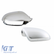 Mirror Covers suitable for Audi A6 4G C7 11-14 RS6 Look Aluminum 2 Pieces