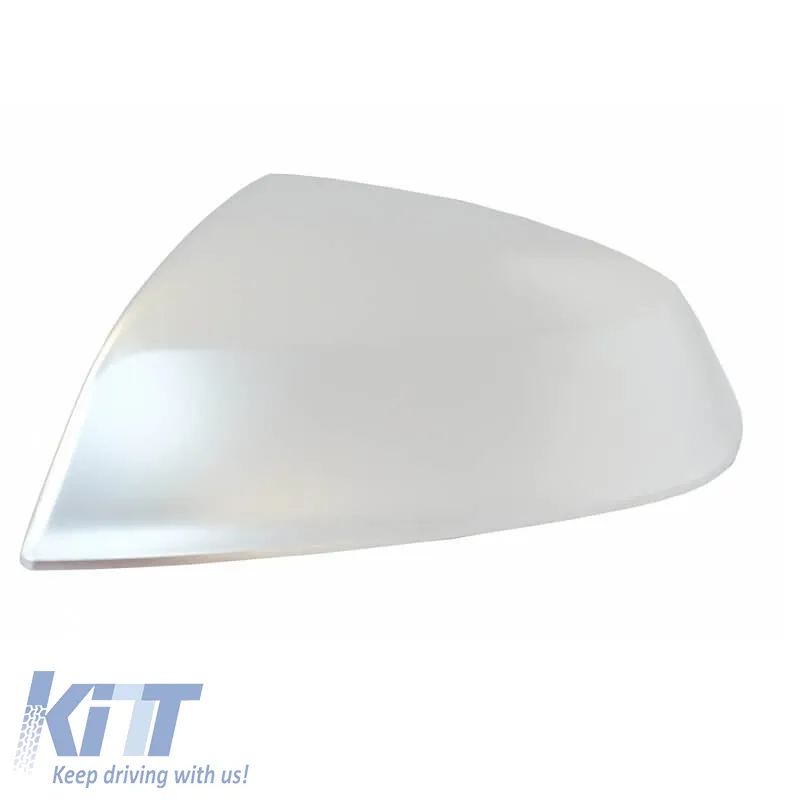 Mirror Covers suitable for Audi Q5 4M 16-20, Q7 4M 15-19 Shells Brushed Aluminum 2 Pieces