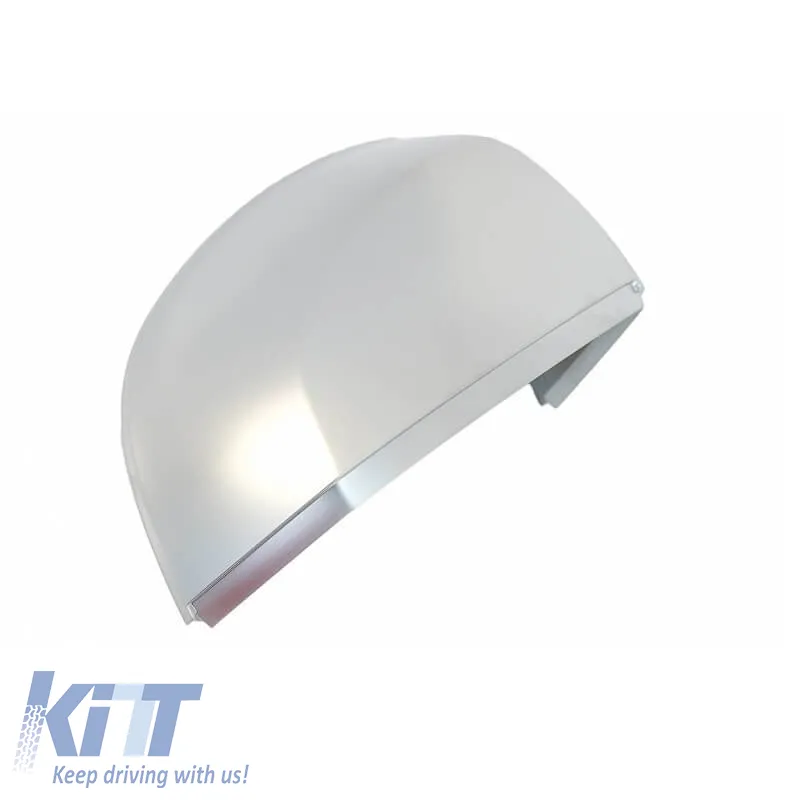 Mirror Covers suitable for Audi Q5 4M 16-20, Q7 4M 15-19 Shells Brushed Aluminum 2 Pieces