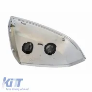 Mirror Covers suitable for Audi Q5 4M 16-20, Q7 4M 15-19 Shells Brushed Aluminum 2 Pieces-image-6306530