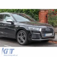 Mirror Covers suitable for Audi Q5 4M 16-20, Q7 4M 15-19 Shells Brushed Aluminum 2 Pieces-image-6306531