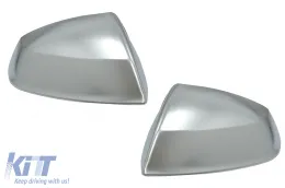 image-15-Mirror Covers suitable for Audi Q7 4M (2015-2019) Q5 (2017-2020) Extinction Aluminium Plated Complete Housing With Side Assist RS Design