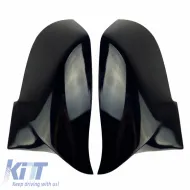 Mirror Covers suitable for BMW 1 2 3 4 X1 i3 M4 Look Glossy Black 2 Pieces-image-6301003