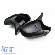 Mirror Covers suitable for BMW 1 E87/E81/E82/E88, 3 E90, E91 05-08 / E92, E93 06-10 M3/M4 Look Black Glossy & Mat 2 Pieces