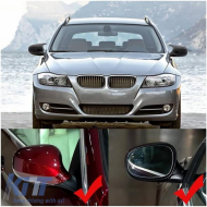 Mirror Covers suitable for BMW 1 E87/E81/E82/E88, 3 E90, E91/E92, E93 M3/M4 Look Facelift LCI Models Black Glossy & Matte 2 Pieces