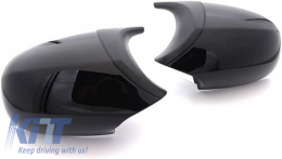 Mirror Covers suitable for BMW 1 E87/E81/E82/E88, 3 E90, E91/E92, E93 M3/M4 Look Facelift LCI Models Black Glossy & Matte 2 Pieces