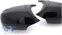 Mirror Covers suitable for BMW 1 E87/E81/E82/E88, 3 E90, E91/E92, E93 M3/M4 Look Facelift LCI Models Black Glossy & Matte 2 Pieces