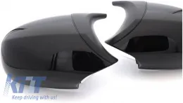 Mirror Covers suitable for BMW 1 E87/E81/E82/E88, 3 E90, E91/E92, E93 M3/M4 Look Facelift LCI Models Black Glossy & Matte 2 Pieces-image-6324727