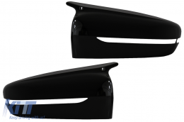 Mirror Covers suitable for BMW 3 Series G20 G21 G28 (2017-up) Piano Black M Sport Design LHD - MCBMG20MPB