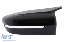 Mirror Covers suitable for BMW 3 Series G20 G21 G28 (2017-up) Piano Black M Sport Design LHD-image-6113945