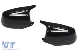 image-46-Mirror Covers suitable for BMW 5 Series F10 F11 F18 Non LCI (07.2010-2013) Piano Black M Design
