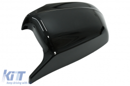Mirror Covers suitable for BMW 5 Series F10 F11 F18 Non LCI (07.2010-2013) Piano Black M Design-image-6080819