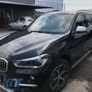 Mirror Covers suitable for BMW X1 F48 15+, 2 F45 / F46 14+ Brushed Aluminum 2 Pieces-image-6301120