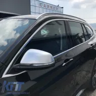 Mirror Covers suitable for BMW X1 F48 15+, 2 F45 / F46 14+ Brushed Aluminum 2 Pieces-image-6301123